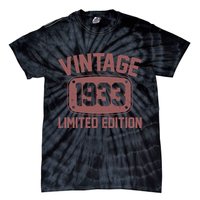 Vintage 1933 Limited Edition 90th Birthday Tie-Dye T-Shirt