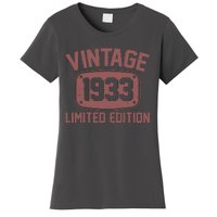 Vintage 1933 Limited Edition 90th Birthday Women's T-Shirt