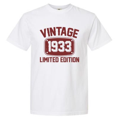 Vintage 1933 Limited Edition 90th Birthday Garment-Dyed Heavyweight T-Shirt