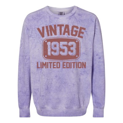 Vintage 1953 Limited Edition 70th Birthday Colorblast Crewneck Sweatshirt