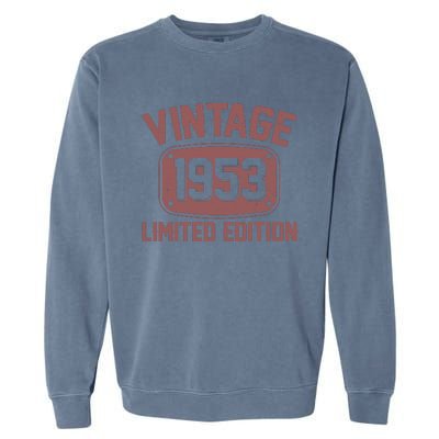 Vintage 1953 Limited Edition 70th Birthday Garment-Dyed Sweatshirt