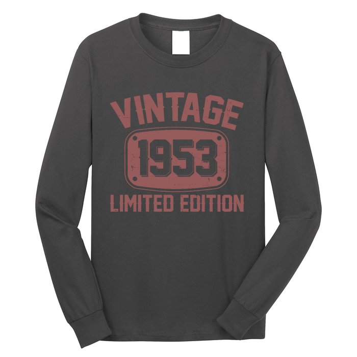 Vintage 1953 Limited Edition 70th Birthday Long Sleeve Shirt