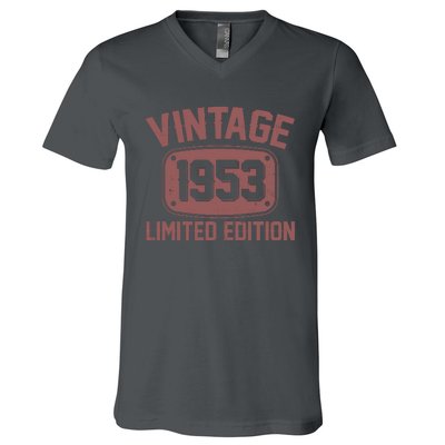 Vintage 1953 Limited Edition 70th Birthday V-Neck T-Shirt