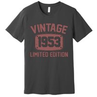 Vintage 1953 Limited Edition 70th Birthday Premium T-Shirt