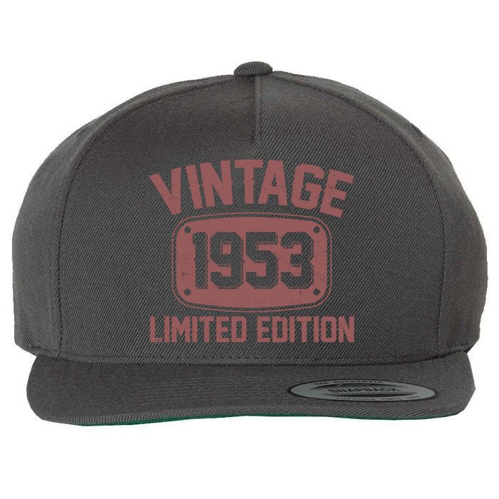 Vintage 1953 Limited Edition 70th Birthday Wool Snapback Cap