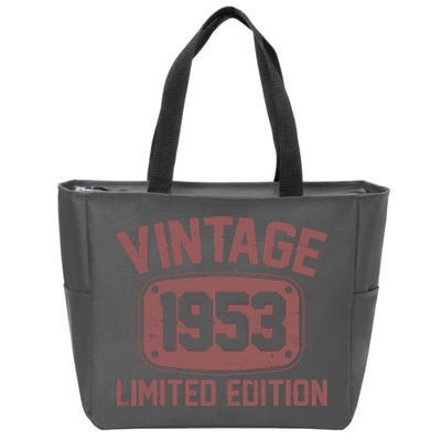 Vintage 1953 Limited Edition 70th Birthday Zip Tote Bag