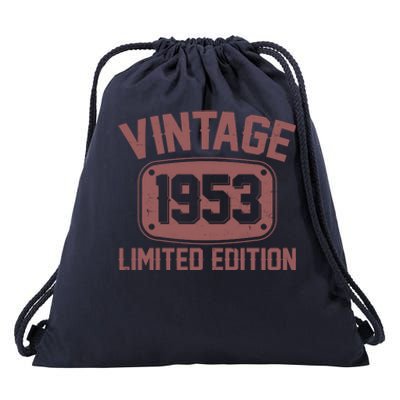 Vintage 1953 Limited Edition 70th Birthday Drawstring Bag