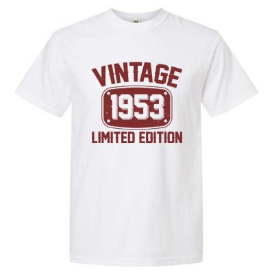 Vintage 1953 Limited Edition 70th Birthday Garment-Dyed Heavyweight T-Shirt