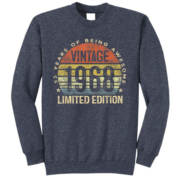 Vintage 1968 Limited Edition 55 Year Old Gifts 55th Birthday Sweatshirt