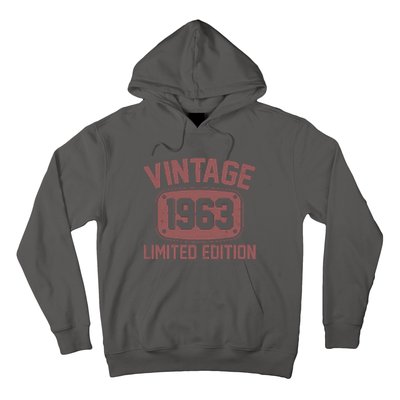 Vintage 1963 Limited Edition 60th Birthday Hoodie