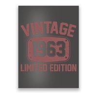 Vintage 1963 Limited Edition 60th Birthday Poster