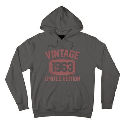 Vintage 1963 Limited Edition 60th Birthday Tall Hoodie