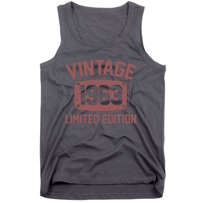 Vintage 1963 Limited Edition 60th Birthday Tank Top