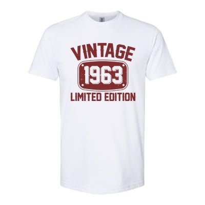 Vintage 1963 Limited Edition 60th Birthday Softstyle® CVC T-Shirt