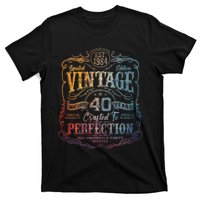 Vintage 1984 Limited Edition 40 Year Old 40th Birthday T-Shirt