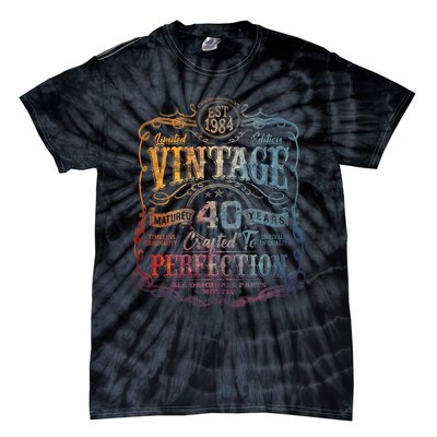 Vintage 1984 Limited Edition 40 Year Old 40th Birthday Tie-Dye T-Shirt