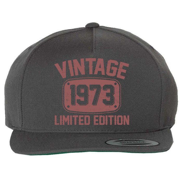 Vintage 1973 Limited Edition 50th Birthday Wool Snapback Cap