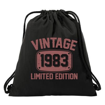 Vintage 1983 Limited Edition 40th Birthday Drawstring Bag