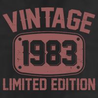Vintage 1983 Limited Edition 40th Birthday Trucker Hat