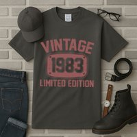Vintage 1983 Limited Edition 40th Birthday Tall T-Shirt