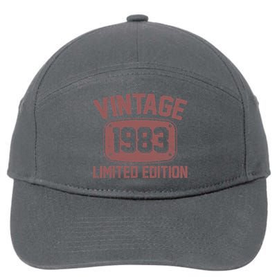 Vintage 1983 Limited Edition 40th Birthday 7-Panel Snapback Hat