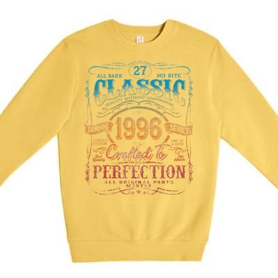 Vintage 1996 Limited Edition 27 Year Old 27th Birthday Premium Crewneck Sweatshirt