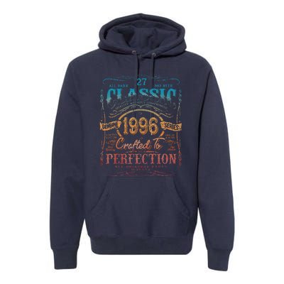 Vintage 1996 Limited Edition 27 Year Old 27th Birthday Premium Hoodie