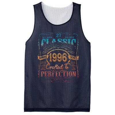 Vintage 1996 Limited Edition 27 Year Old 27th Birthday Mesh Reversible Basketball Jersey Tank