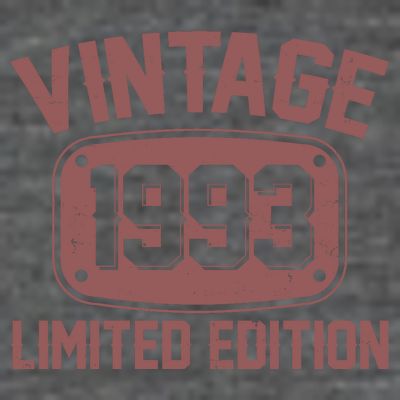 Vintage 1993 Limited Edition 30th Birthday T-Shirt