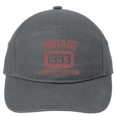 Vintage 1993 Limited Edition 30th Birthday 7-Panel Snapback Hat