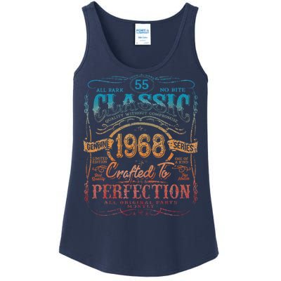 Vintage 1968 Limited Edition 55 Year Old 55th Birthday Cute Ladies Essential Tank