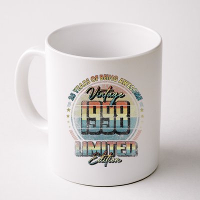 Vintage 1998 Limited Edition 25 Year Old 25th Birthday Cute Coffee Mug