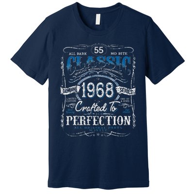 Vintage 1968 Limited Edition 55 Year Old 55th Birthday Love Premium T-Shirt