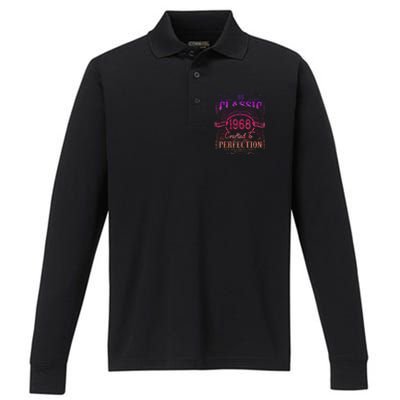 Vintage 1968 Limited Edition 55 Year Old 55th Birthday Performance Long Sleeve Polo