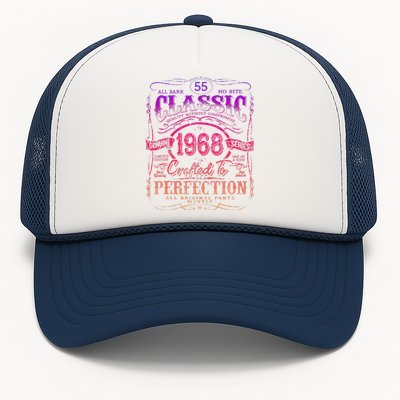 Vintage 1968 Limited Edition 55 Year Old 55th Birthday Trucker Hat