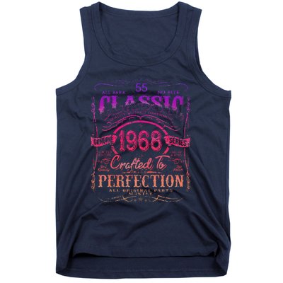 Vintage 1968 Limited Edition 55 Year Old 55th Birthday Tank Top