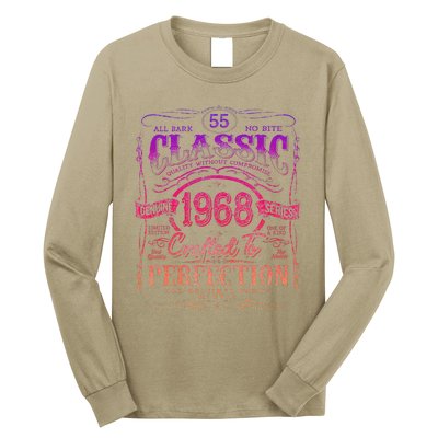 Vintage 1968 Limited Edition 55 Year Old 55th Birthday Long Sleeve Shirt