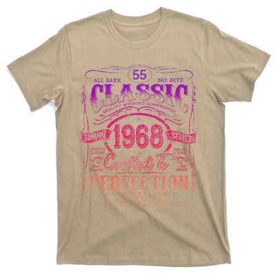 Vintage 1968 Limited Edition 55 Year Old 55th Birthday T-Shirt