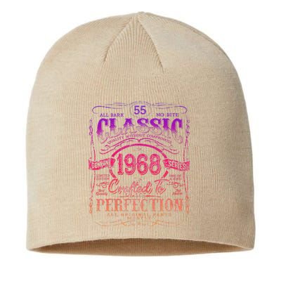 Vintage 1968 Limited Edition 55 Year Old 55th Birthday Sustainable Beanie