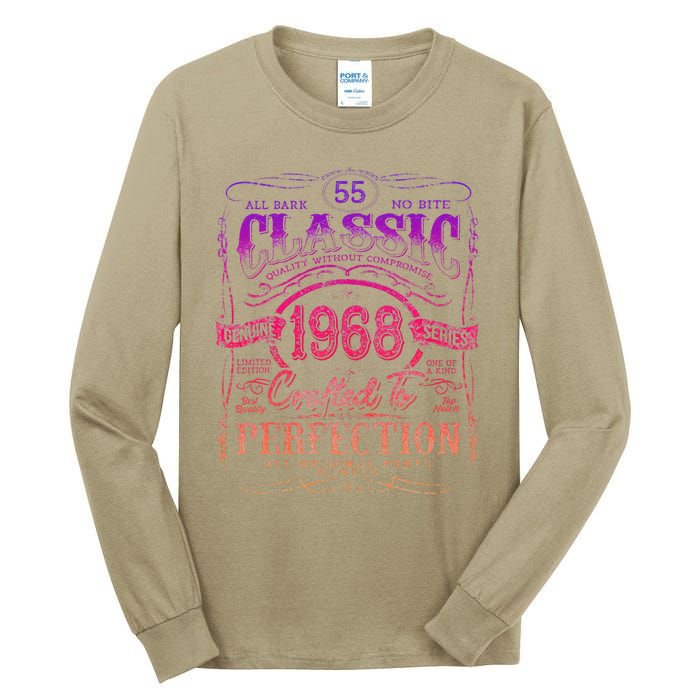 Vintage 1968 Limited Edition 55 Year Old 55th Birthday Tall Long Sleeve T-Shirt