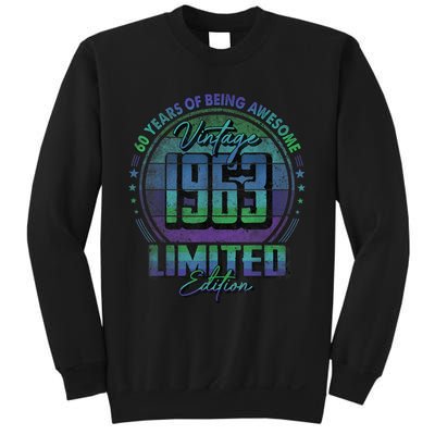 Vintage 1963 Limited Edition Shirt 60 year old 60th Birthday Sweatshirt