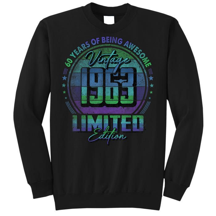 Vintage 1963 Limited Edition Shirt 60 year old 60th Birthday Sweatshirt