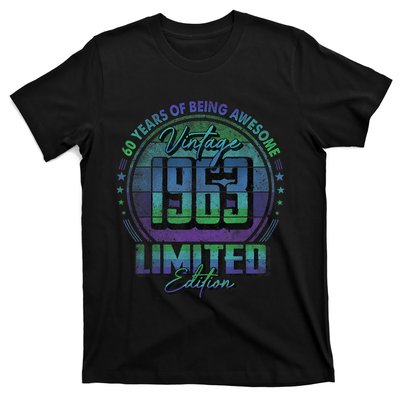 Vintage 1963 Limited Edition Shirt 60 year old 60th Birthday T-Shirt