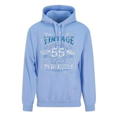 Vintage 1968 Limited Edition 55 Year Old 55th Birthdays Unisex Surf Hoodie