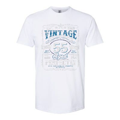 Vintage 1968 Limited Edition 55 Year Old 55th Birthdays Softstyle® CVC T-Shirt