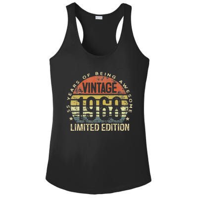 Vintage 1968 Limited Edition 55 Year Old Gifts 55th Birthday Ladies PosiCharge Competitor Racerback Tank