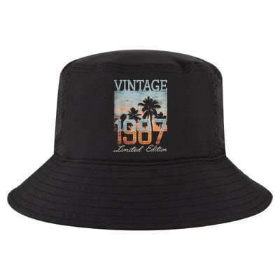 Vintage 1987 Limited Edition 36 Year Old Gifts 36th Birthday Cool Comfort Performance Bucket Hat