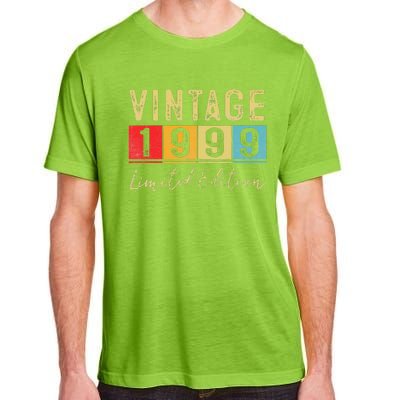 Vintage 1999 Limited Edition Made In 1999 24th Birthday Gift Adult ChromaSoft Performance T-Shirt