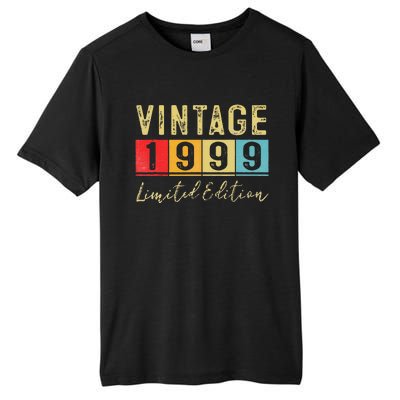 Vintage 1999 Limited Edition Made In 1999 24th Birthday Gift Tall Fusion ChromaSoft Performance T-Shirt