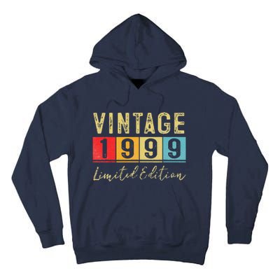 Vintage 1999 Limited Edition Made In 1999 24th Birthday Gift Tall Hoodie